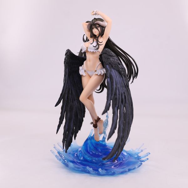 Brinquedos engraçados Shibuya Scramble Figure Overlord Albedo Swimsuit Ver. 1/7 Figura de ação de PVC Anime Figura sexy modelo Brinquedos Boneca presente