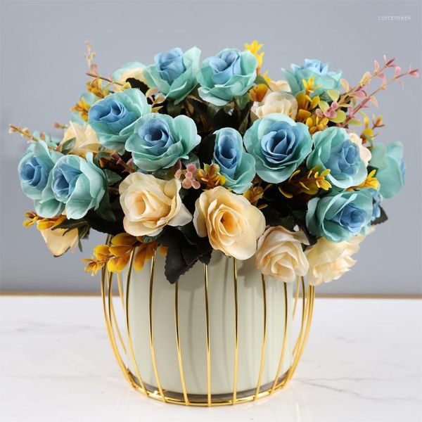 Вазы YY Light Luxury Iron Dished Vase Vase Северная европейская простая и современная обстановка украшения