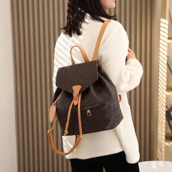 Bolsas de mochila de grife de designers bookbags escolares PU couro de alta qualidade de grande capacidade Viajar Bolsa de ombro de luxo Moda MIYUN704-45 Changbu-52