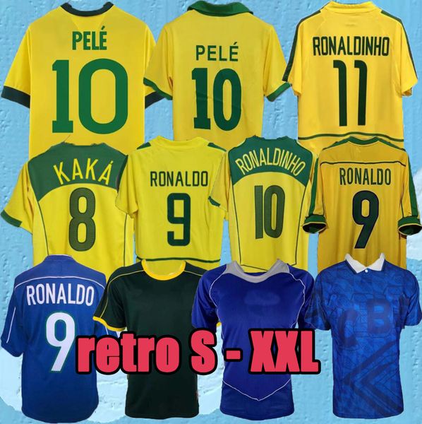 1970 1978 1957 maglie da calcio Brasil PELE retrò VINI JR 2002 1998 Camicie Carlos Romario Ronaldo Ronaldinho 2004 1994 BraziLS 2006 RIVALDO ADRIANO KAKA 1988 2000 2010