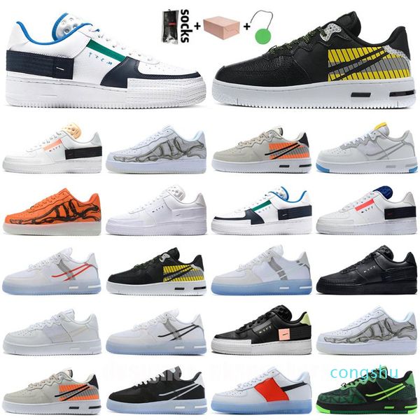 Scarpe casual di alta qualità 1 Low Forcelow MCA University Blue 2024 Mens Running Fashion Designers Sneakers one des chaussures off shoes UK 36-45