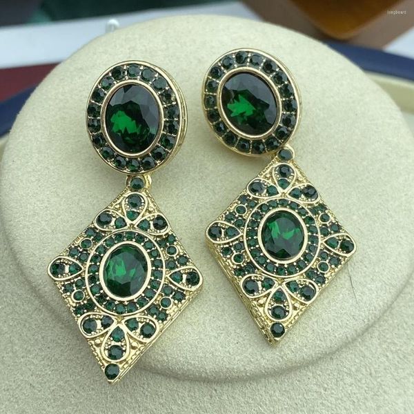 Stud Küpe Ortaçağ Vintage Rhinestone Retro, Zircon Classic Daily Daily çok yönlü eski yapıldı çok yönlü