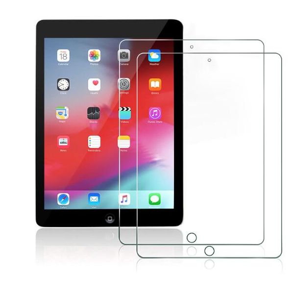 0,3 mm de filme de protetor de tela transparente de vidro temperado para iPad 10 12,9 10,9 11 polegadas 10,2 polegadas Air 6 Pro 9,7 Pro mini 6 8,3 polegadas 5 3 2