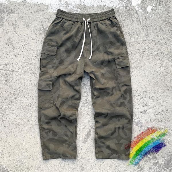 Männer Hosen Vintage Camouflage Cargo Männer Frauen Qualität Casual Kordelzug Jogginghose Hosen