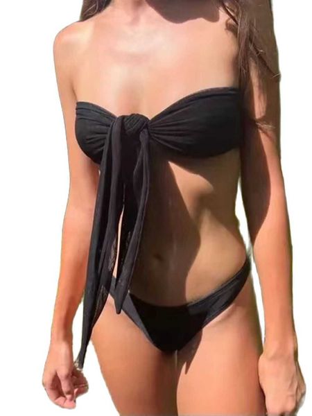 Costumi da bagno Bikini da donna Opaco che trasmette la luce Bagno da spiaggia Prendere il sole Abbronzatura Senza segni di sole Bikini con cinturino traspirante Costume da bagno da donna Nuovo AA230529