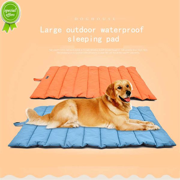 Nova almofada de dormir grande dobrada ao ar livre à prova d'água esteira de cama média para cães de resfriamento doméstico para animais de estimação camas para cães grandes fáceis de transportar