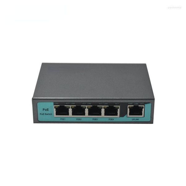 Equipamento de fibra óptica de alta qualidade 100base 5 portas Poe 12/24/48V Boa interruptor Ethernet