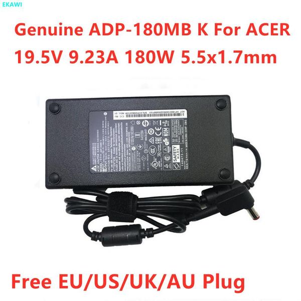 Adattatore Delta autentico ADP180MB K 180W 19.5V 9.23A 5.5x1.7mm Adattatore AC per caricatore di alimentazione per laptop Acer