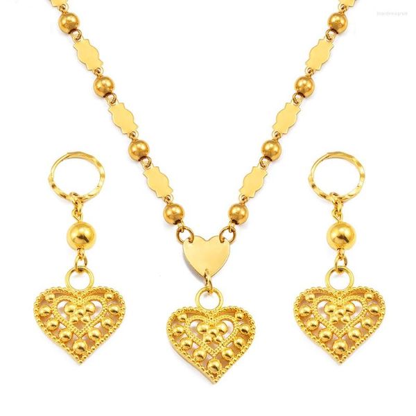 Серьги ожерелья устанавливают Anniyo Heart Micronesia Pendant Beads Ожерелья маршаллезские ювелирные изделия Guam Hawaiian Dowering Dornamental #332316