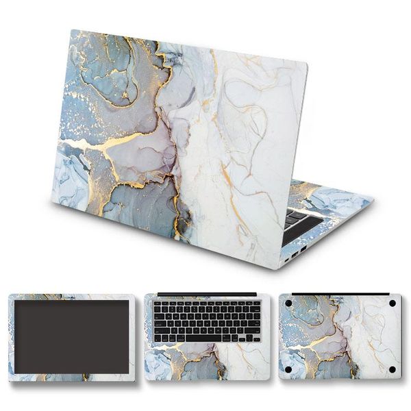 Skins Laptop Adesivo Laptop Skin Mármore decalque 12/13/14/15/17 polegadas para MacBook/HP/Acer/Dell/Asus/Lenovo Decoração