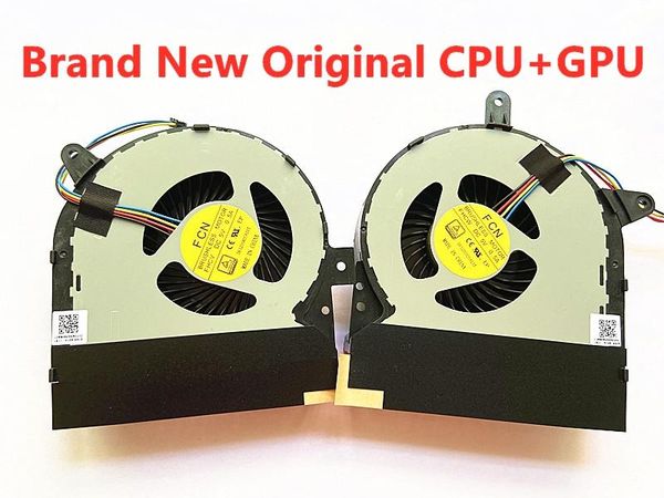 PADS NOVO Ventilador de resfriamento da CPU GPU original para ASUS ROG G752 GFX72 GFX72VY/VS FHCW/FHCV