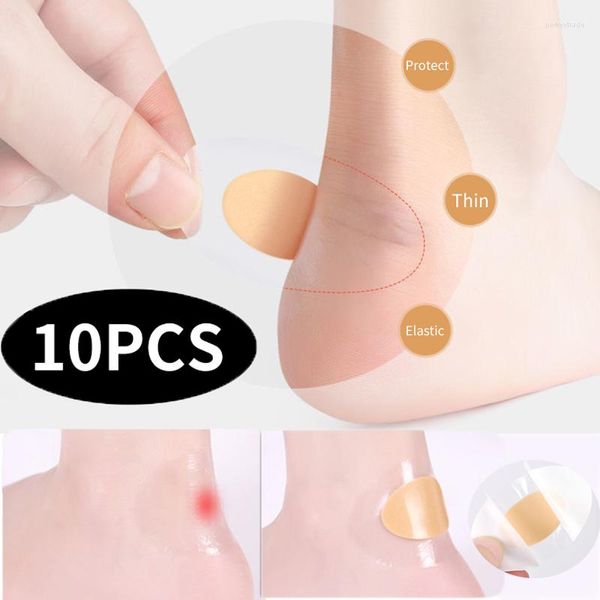 Frauen Socken 10PCS Sohle Ferse Schutz Aufkleber Unsichtbare Anti Verschleiß Fuß Aufkleber Patch Blister Reibung Schutz