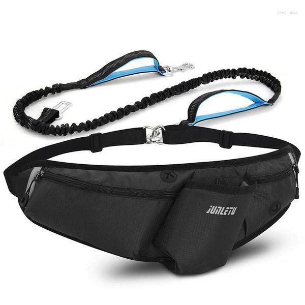 Bolsas ao ar livre Esporte Sacos de cintura correndo Cicling Cycling Cell Telefle com suporte para cão de garrafa de água Cão para caminhar pelo