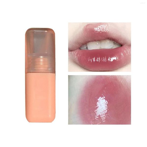 Batom Lip Gloss para mulheres Uso diariamente Cosméticos Mist mole portátil hidratante não seco Flavo Base Colágeno