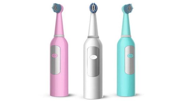 Rotating Electric Toothbrush No Rechargeable With 2 Brush Heads Battery Toothbrush Teeth Brush Oral Hygiene Tooth Brush4104909