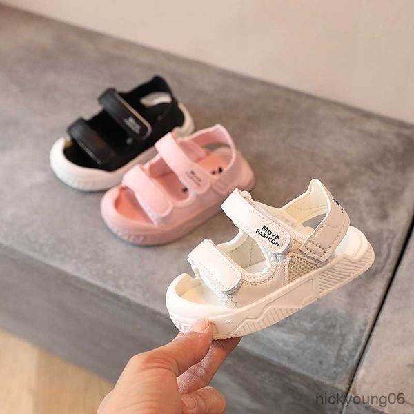 Sandalen Baby Mädchen Schuhe Sommer Erste Wanderer Kinder Strand Sandalen Mode Jungen Sport Schuhe Mädchen Sandalen Turnschuhe R230529