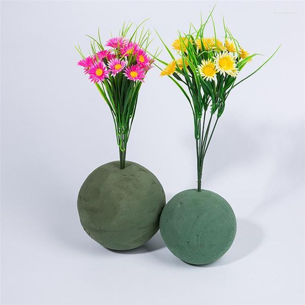 Fiori decorativi Sfera floreale Fiore Fiorista Disposizione Palline Mattone artificiale Sferico Conservazione verde Idratante Idratante