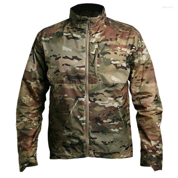 Jackets masculinos Proteção ao ar livre masculino Proteção solar Militar Fino Windbreaker Impermeável Secagem rápida Top Casat Breathable