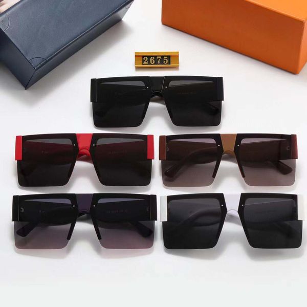 Дизайнерские солнцезащитные очки для женщин мужские солнцезащитные очки Модные солнцезащитные очки на открытом воздухе Очки в классическом стиле унисекс очки Роскошные солнцезащитные очки с коробкой