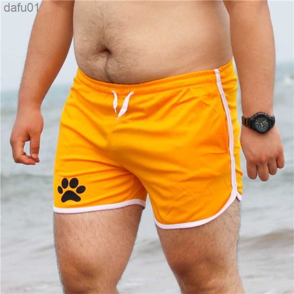 Pantaloncini da uomo Bear's Paw Claw Pantaloncini da surf da uomo in rete Pantaloncini sportivi da fitness in rete da uomo Bodybuilding Quick Dry Abbigliamento sportivo M L XL XXL 3XL 4XL 5XL L230520