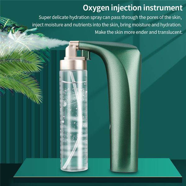 Yüz masajı yüksek basınçlı nano sprey yüz sreamer spot temiz nano su oksijen aleti hava fırçası cilt bakım araçları 230526