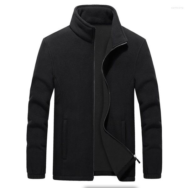 Giacche da uomo 7XL 8XL 9XL Giacca da uomo in pile Cappotto invernale oversize Uomo Giacca a vento Capispalla Cappotti caldi da uomo Tasche con cerniera