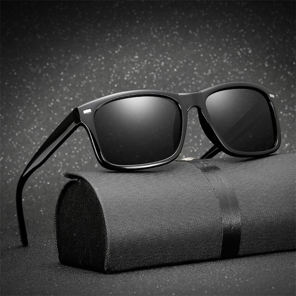 Óculos de sol Men dos óculos polarizados do carro Driver de carro Night Vision Goggles Goggles Anti-Polarizer Sunglasses Polarized Driving Sun Glasses 230526