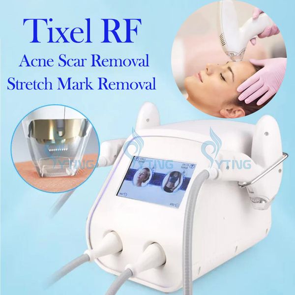 RF Microneedle fracionário Tixel RF Machine Acne Remoção Age Spot Tratamento Remover estrias