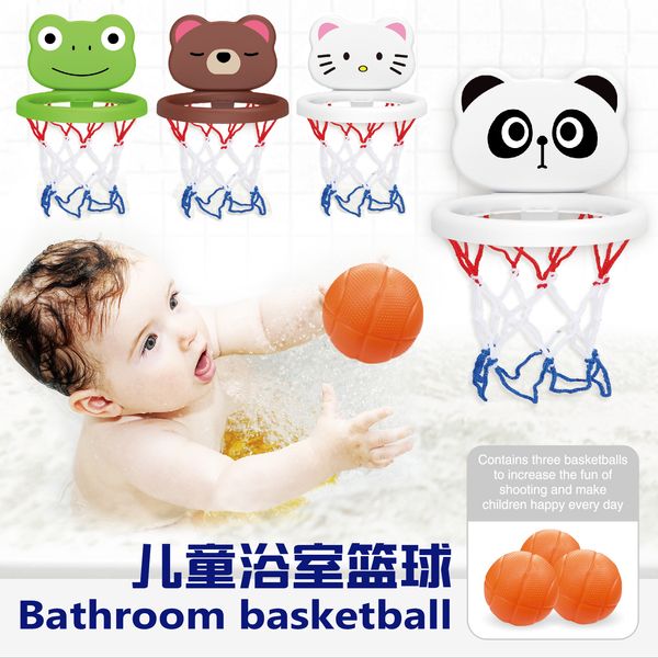 1 Set Basketball Rack Ziele Sets Kinder Mini Nette Kleine Bär Badezimmer Schießen Spielzeug ohne einzelhandel box verpackung