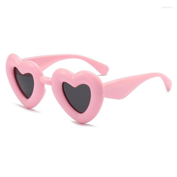 Sonnenbrille Retro Herzförmige Candy Farbe Frauen Mode Marke Designer Shades UV400 Männer Cat Eye Luxus Sonnenbrille
