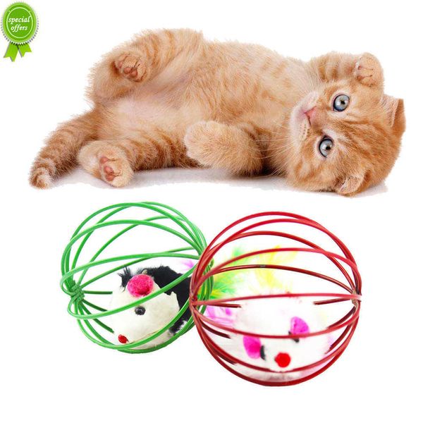 Neue Katze Spielzeug Maus Mäuse Spielzeug Solide Kaninchen Haar Haustier Ball Spielzeug Für Katzen Alle Jahreszeiten Interaktive Spielzeug Katze pet Ausbildung Produkte HZ0007