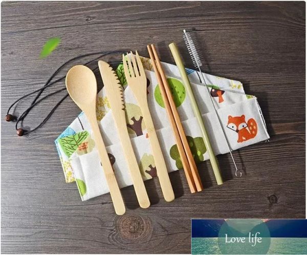 Set di stoviglie classiche portatili naturali naturale gambo a goccia forcella tacchette per coltelli per pulizia per le posate da cucina per cucina da cucina
