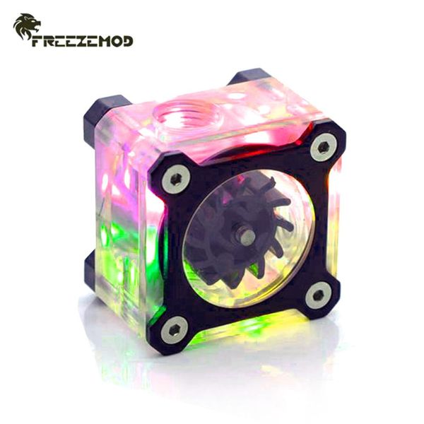 Resfriamento Freezemod Argb Indicador de fluxo sinfonia Medidor de fluxo de água Cooler Aluminum Ligy Cascado para Monitamento de Fluxo de Água Modding 5V