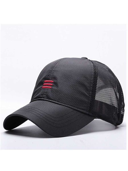 Snapbacks Big Head Plus Size Baseball Cap Summer Fabric Mesh Sun Hat Hat's Snap Cap M 55-59cm Comprimento 60-64cm G230529