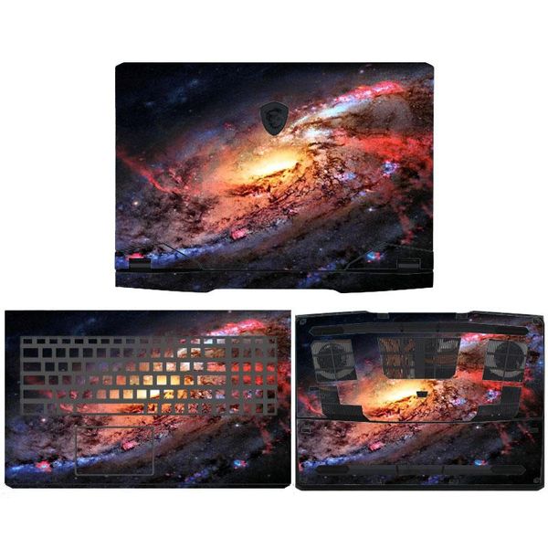 Adesivos de laptop de peles para msi ge75 gf75 gp75 gs75 skins de caderno pintado para msi ps63 gp63 gp73 gl73 gl63 decalque