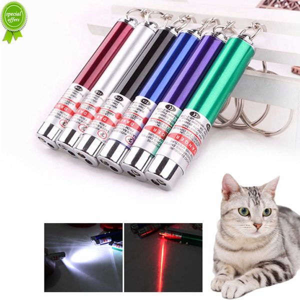 Neue Katze Spielzeug Laser Interaktive Kätzchen Spielzeug Für Katzen Haustier Licht Elektronische Katze Spielzeug LED Beleuchtung Laser Stift Spielzeug Für katzen Haustier Liefert