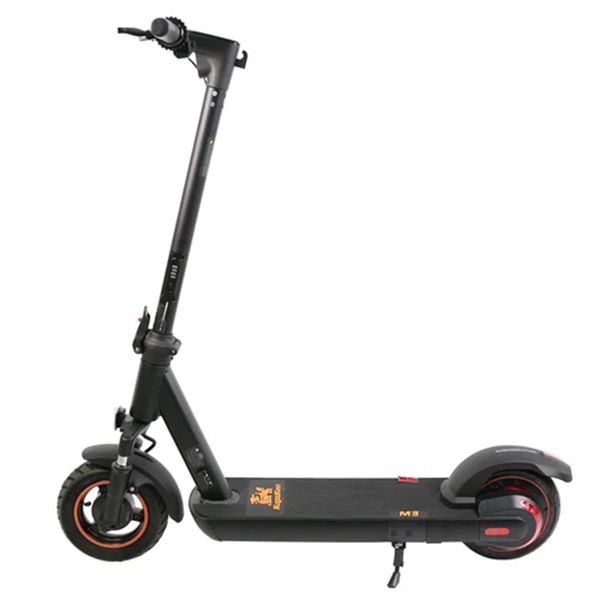 Kugookirin M3 Scooter elétrico dobrável 10 polegadas Tire 500W Motor máximo Velocidade 40km/h máxima 40km Rama 13Ah Bateria BMS LCD Display Freio dianteiro Freio traseiro LED LED LED LUZ LED LUZ