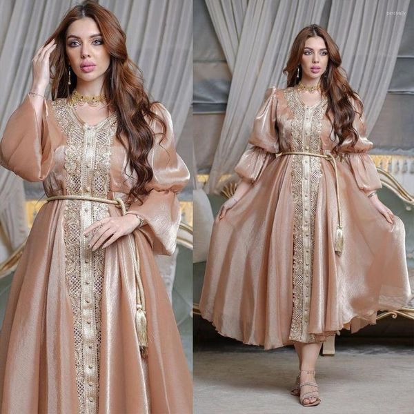 Abbigliamento etnico Abaya Dubai Abito musulmano Donna Luxury Ramadan Kaftan Islam Kimono Robe Caftan Marocain Abiti da sera da sera 2023 Abaya