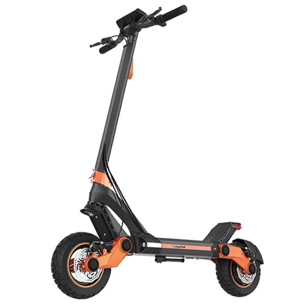 KugooKirin G3 Adventurers Scooter elettrico 10.5 Inch 1200W Motore posteriore 52V 18Ah Batteria al litio Velocità massima 50KM / H Pannello di controllo display touchable - Nero