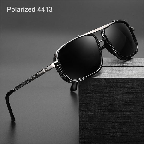 Солнцезащитные очки Jackjad Classic Vintage Polarized 4413 Sunglasses Men Riving Square Pilot Brand Design Sun Glasses UV400 DE SOL 230526