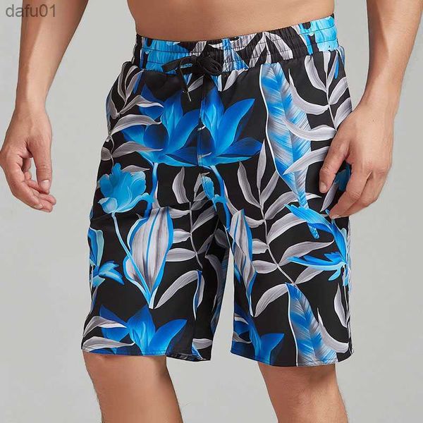 Shorts masculinos masculinos calças de banho calças de praia rápida seco de roupas de banho de roupas de banho estampadas boartshorts