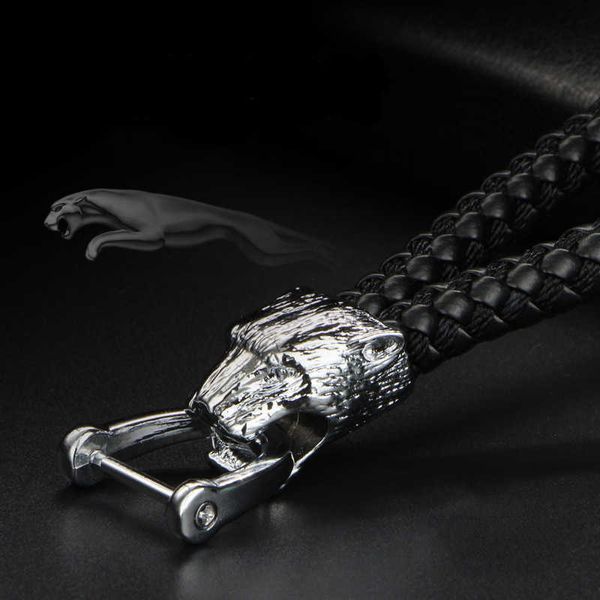 Ключевые кольца недавно прибыли креативные животные орлиные лошадь леопард головы металлическая роскошная автомобильная рукава для ручной работы ручной работы G230526