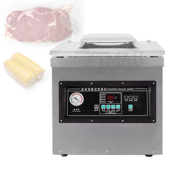 Máquina de embalagem de pó de pó de mesa Comercial Vacuum Bag Sealer Vacuum Selaking Food Nut/Fruit/Meat Plástico Máquina