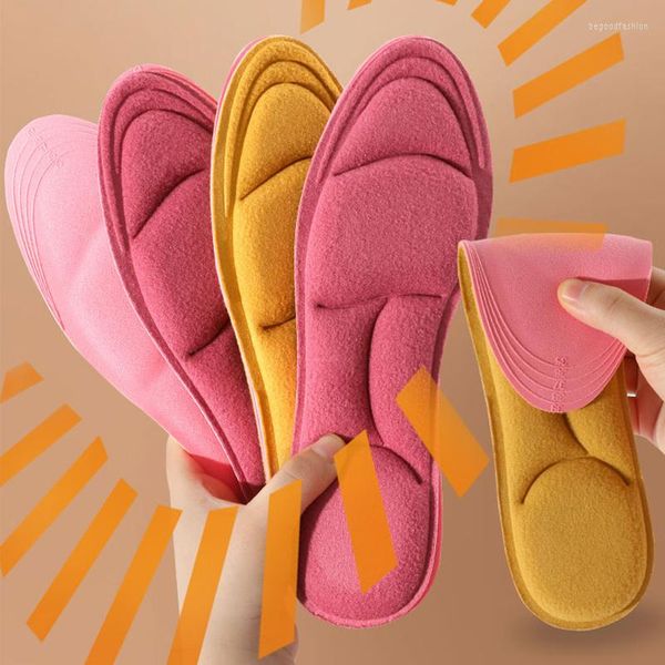 Frauen Socken Verdicken Selbst Erhitzt Thermische Einlegesohlen Für Füße Warme Memory Foam Arch Support Kissen Winter Sport Können Geschnitten Werden schuhe Pads