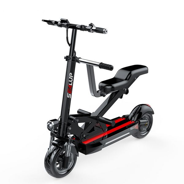 SELUP NOVO COLATO adulto barato 45 km/h 10nc pneu gordo scooter elétrico scooter dobrável e mobilidade eletrônica scooter elétrica 500w scooter