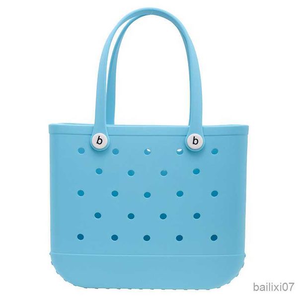 Andere Taschen Wasserdichte, weiche, gestanzte Strandtasche, Handtasche, Sommer-Wasserpark-Einkaufskorb, Badeanzug, Handtücher, Organizer, Umhängetasche, Tragetasche