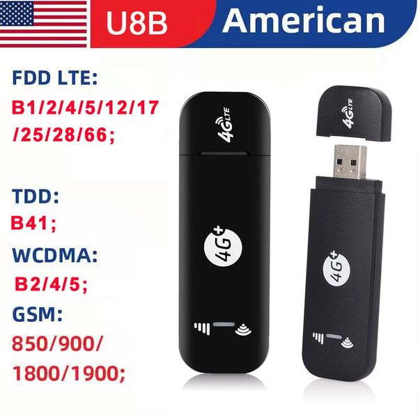 Router Computer 150mbit/s Netzwerk Wireless Modem USB 3G 4G WiFi Router Unlocked SIM CARD CAR Dongle FDD/TDD Signal WiFi Hotspot U8B