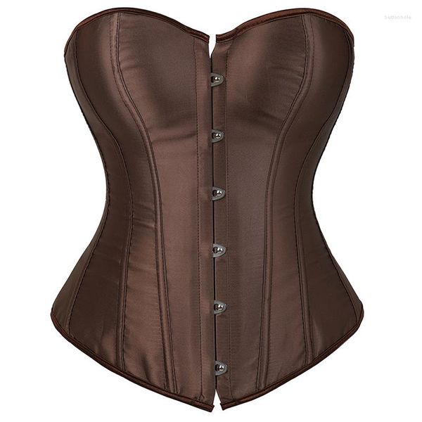 Bustiers Corsets Женская переоборудованная корсета для сексуального шнурки корсета и верхние черно-белые готические женские жены плюс S-6xl