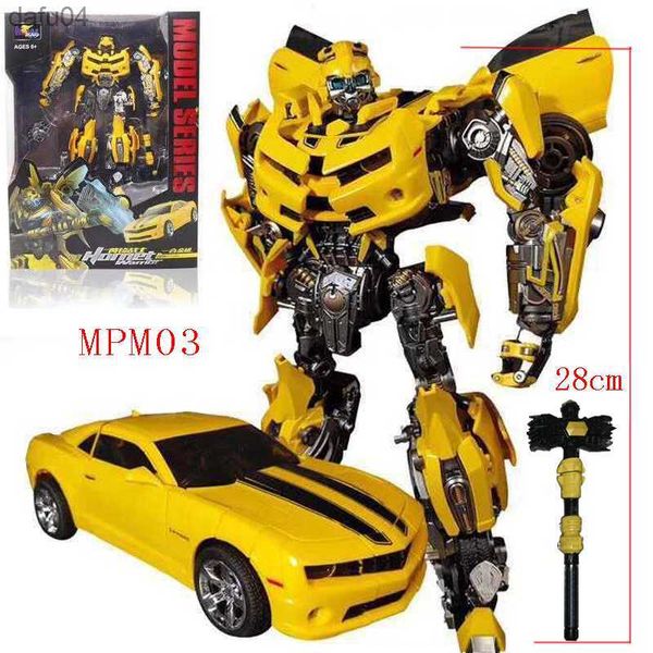 Anime Manga Transformation Toys WeiJiang MPM03 Yellow Bee M03 LTS03C Battle Hornet Warrior Alloy Action Figure Robot BMB Deformed Model Car L230522