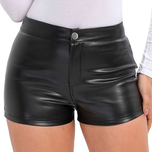 Shorts shorts femininos de nádegas de cintura alta extra grande elástica e apertada calça de verão e sexy e sexy